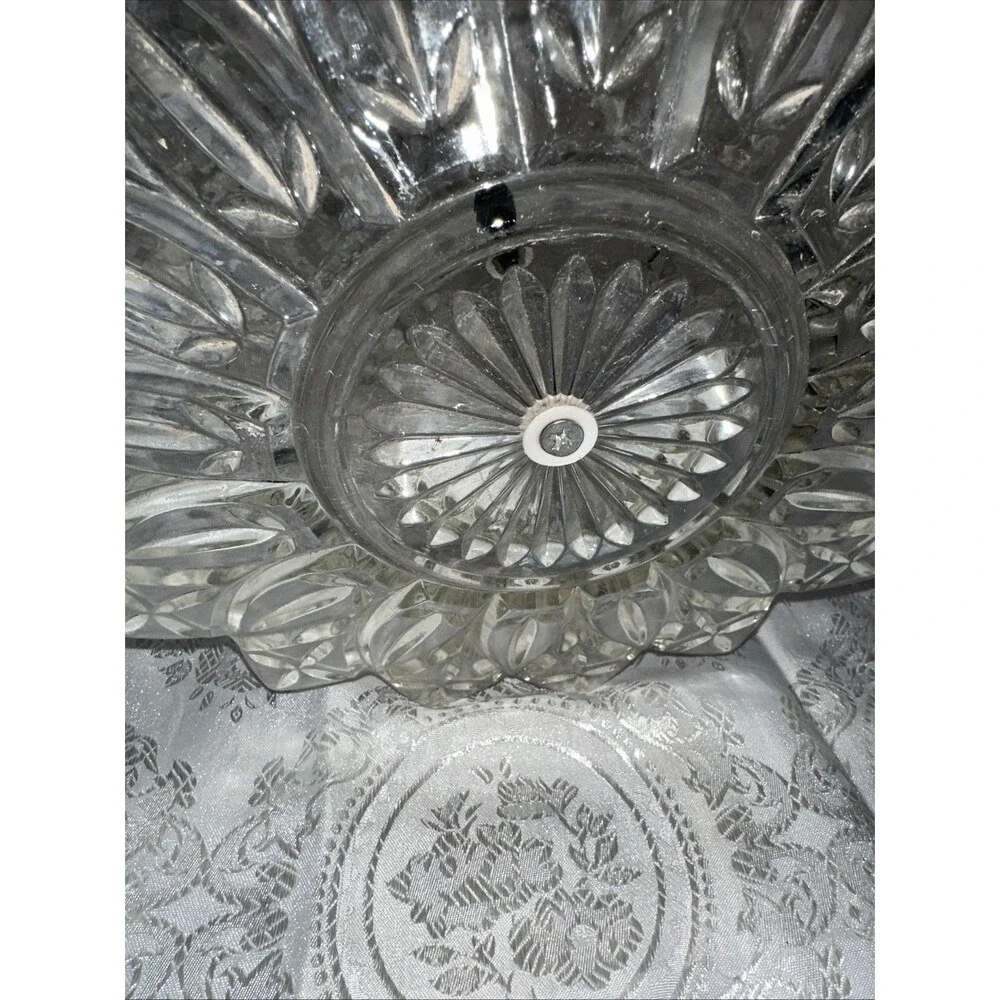vintage 2 tier candy dish  glass/ Dessert Tray